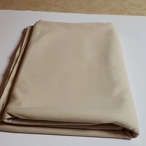 Vintage tan polyester knit fabric 2.5 yds X 63 inches wide